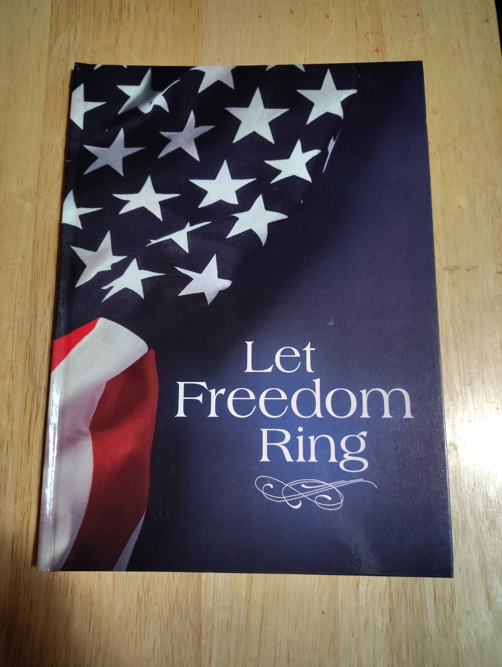 Table Book "Let Freedom Ring" By Disabled Veterans National Foundation Book